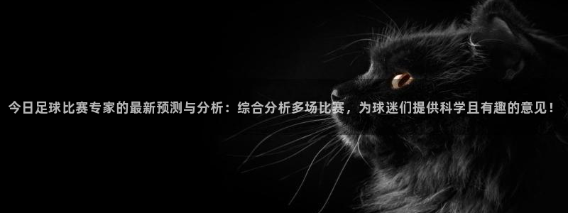 今日足球比赛专家的最新预测与分析：综合分析多场比赛，为球迷们
