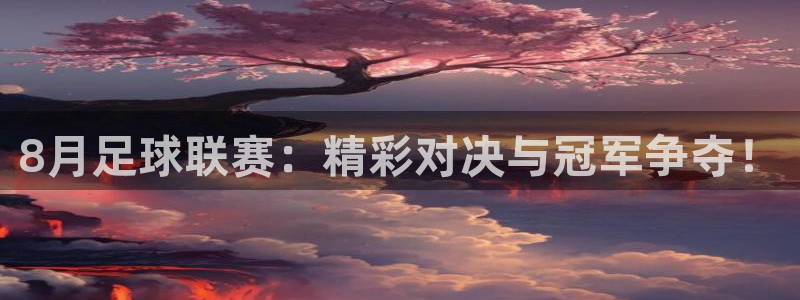  8月足球联赛：精彩对决与冠军争夺！