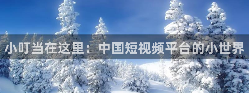 球神直播体育在线：小叮当在这里：中国短视频平台的小世界